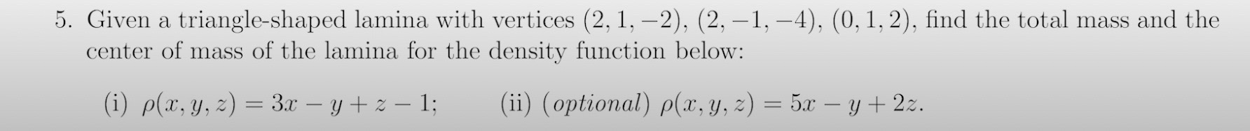 Solved Solve (i) ﻿only. please provide all steps till the | Chegg.com