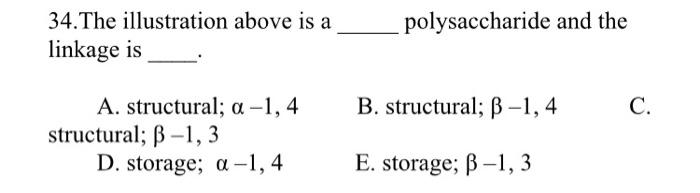 Solved 34. The Illustration Above Is A Linkage Is | Chegg.com