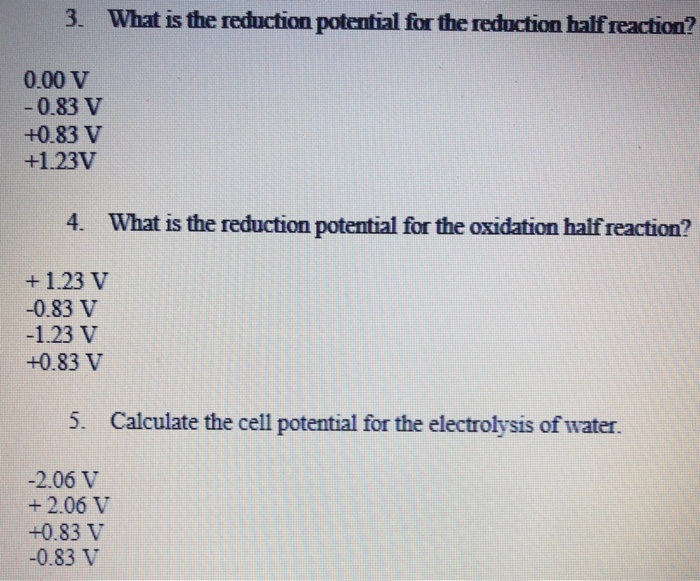 Solved Assign 6. The Electrolysis Of Water Is A Spontaneous | Chegg.com