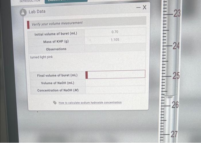 Solved How to calculate sodium hydroxide concentration