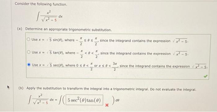 Solved Consider The Following Function X2 Dx A Determine 5165