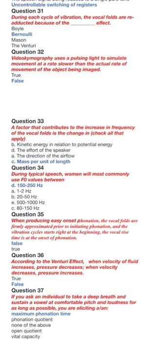 I NEED TO KNOW IF ALL MY ANSWERS ARE CORRECT PLEASE | Chegg.com