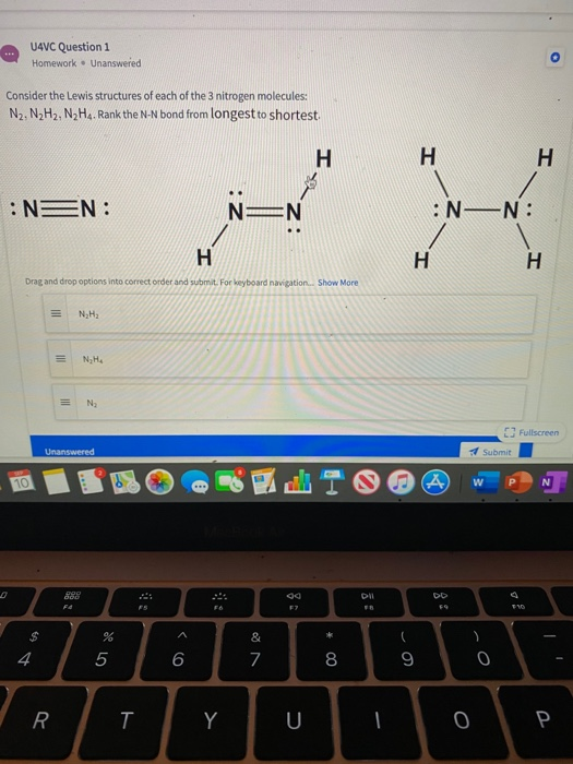 Rank The Carbon Carbon Bonds In The Lewis Structure Chegg Com