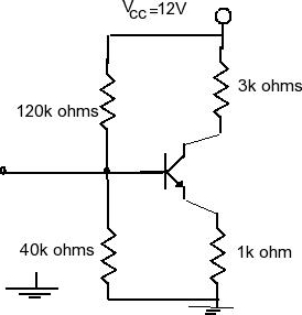 Solved A common emitter BJT amplifier is shown. Assume | Chegg.com