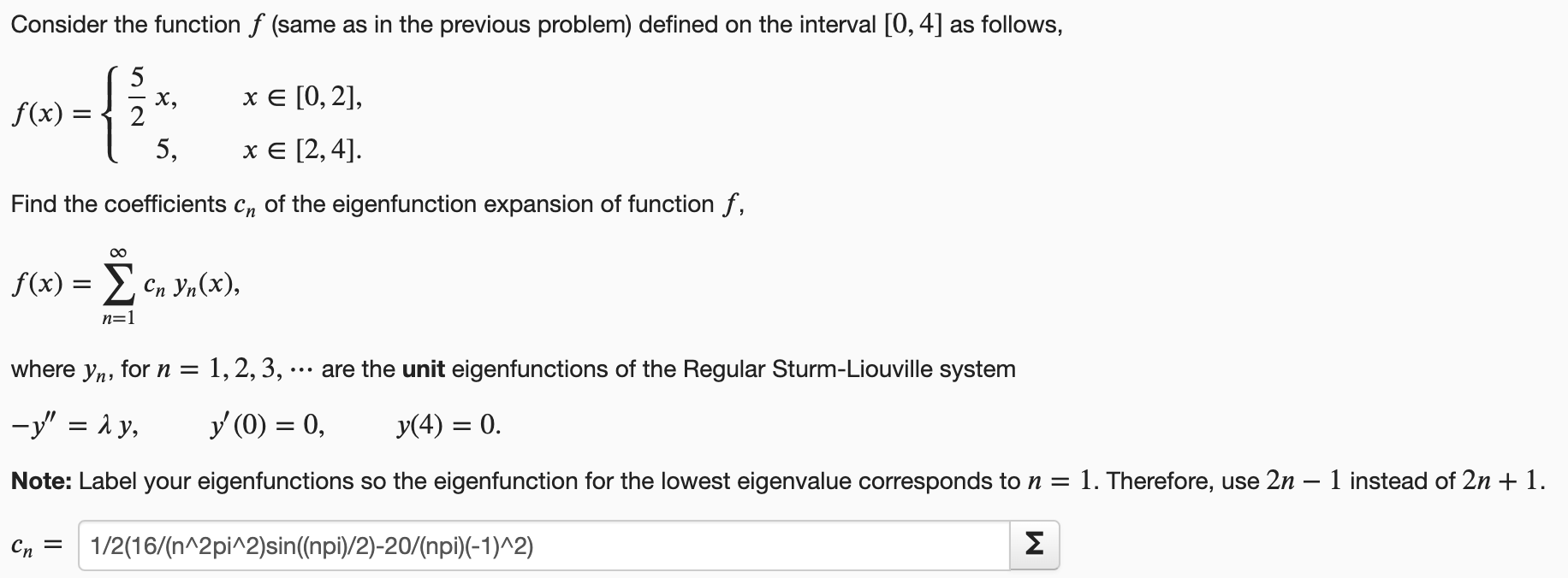 Solved Consider the function f (same as in the previous | Chegg.com