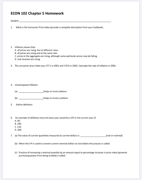 econ 102 homework 5