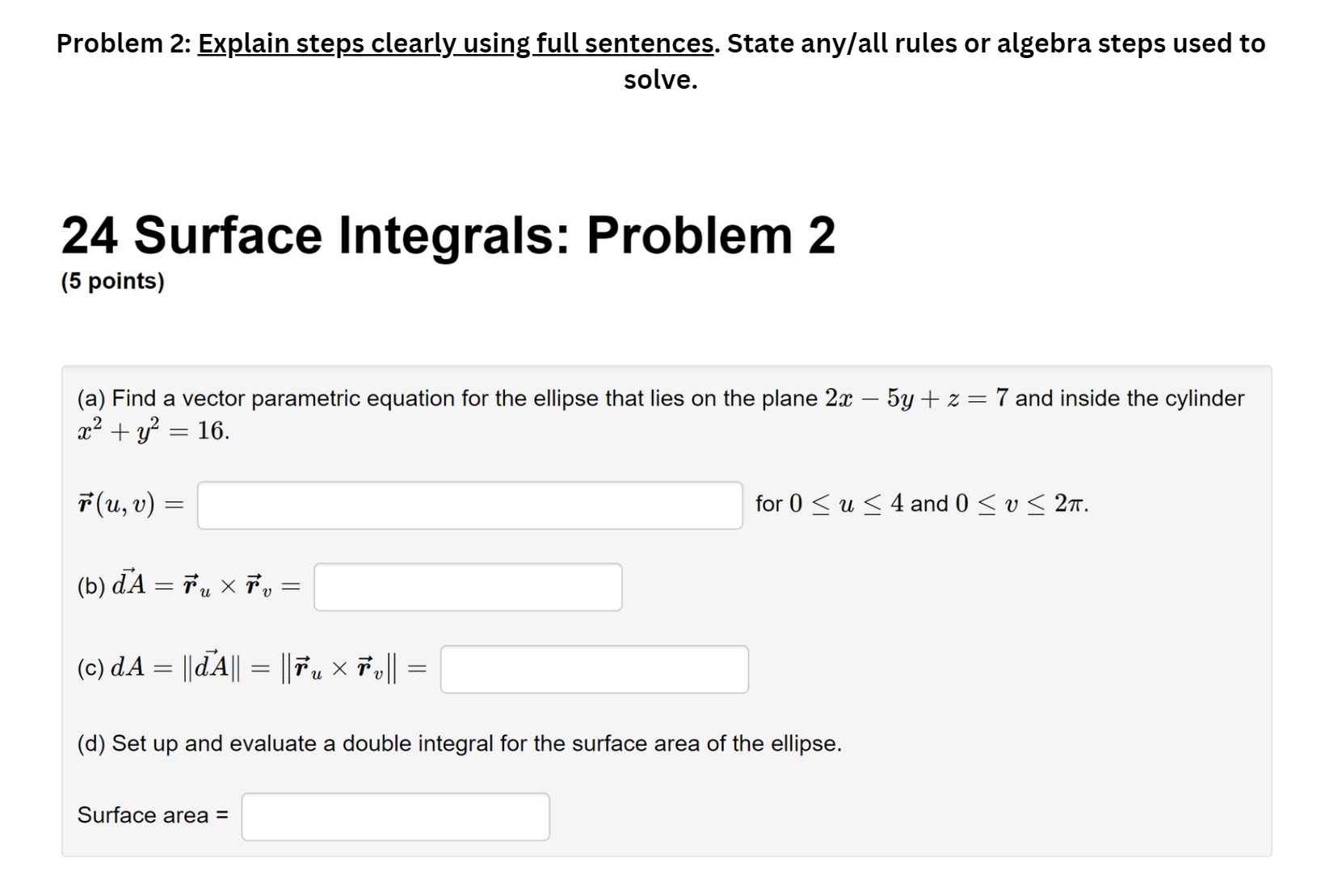 Vector Parametric Form Solved (a) Find a vector parametric equation for the | Chegg.com