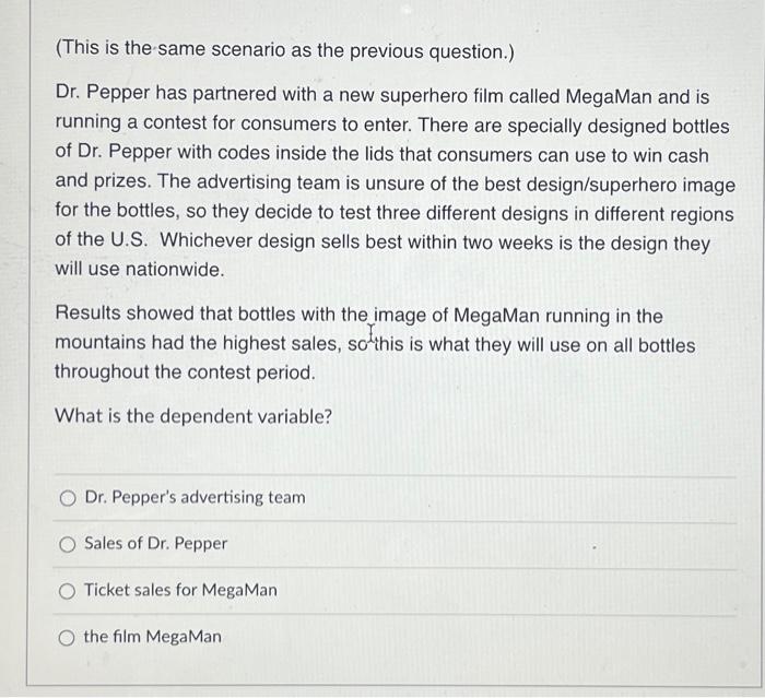 Solved (This is the same scenario as the previous question.) | Chegg.com