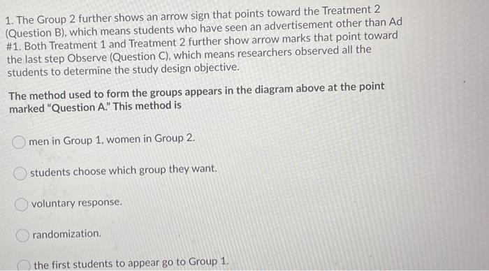 Solved A study compares the effect on college students of | Chegg.com