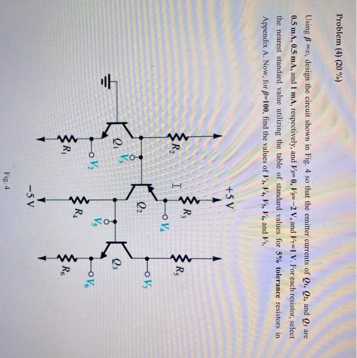 Solved Problem (4) (20%) Using B = 0, Design The Circuit | Chegg.com