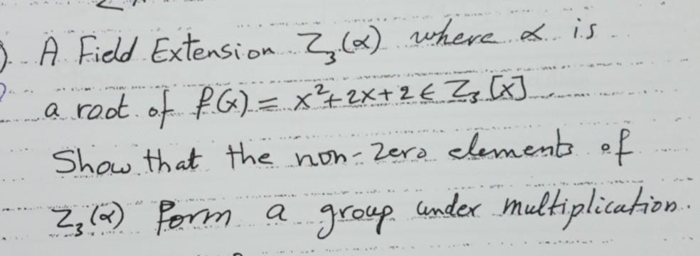 Solved S A Field Extension Z X Where Is A Root Of 6 Chegg Com