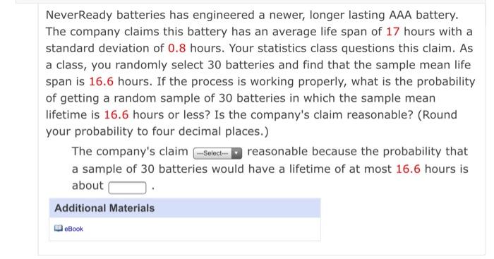 Solved NeverReady batteries has engineered a newer, longer