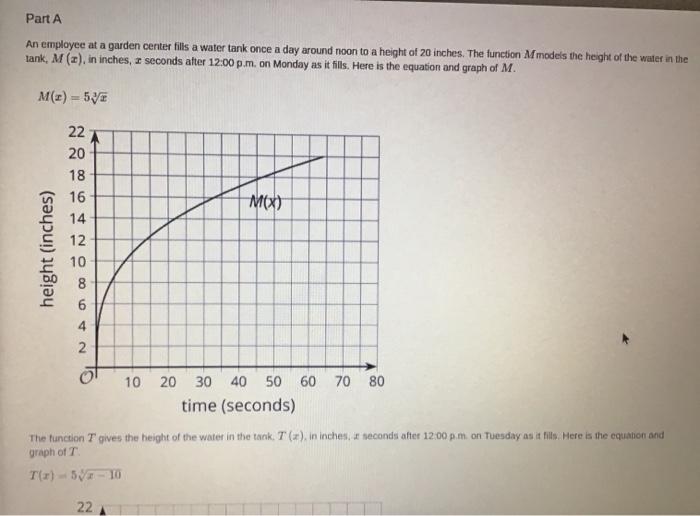 Solved Part A An employee at a garden center fills a water