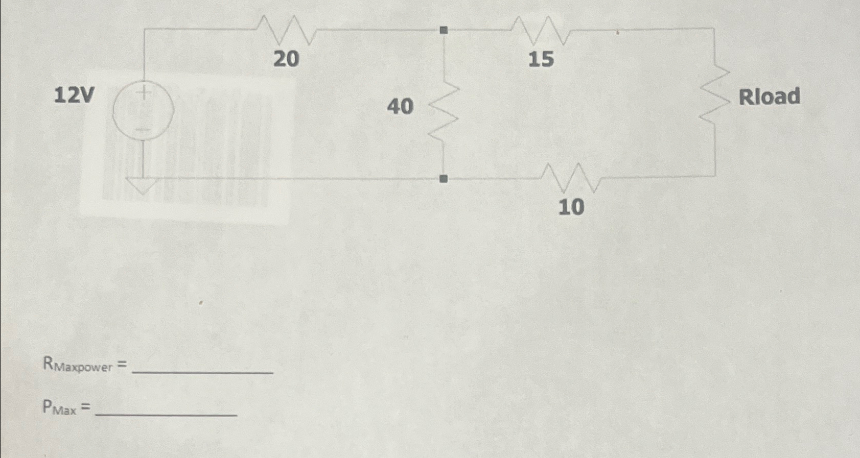 Solved RMaxpower =PMax = | Chegg.com