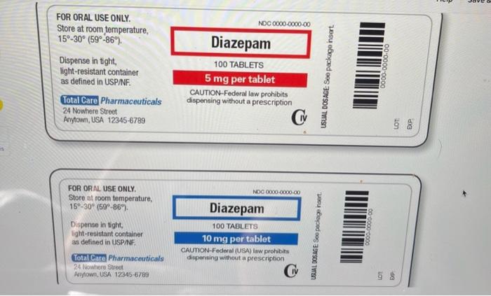 Solved You are working in a pharmacy when the following | Chegg.com