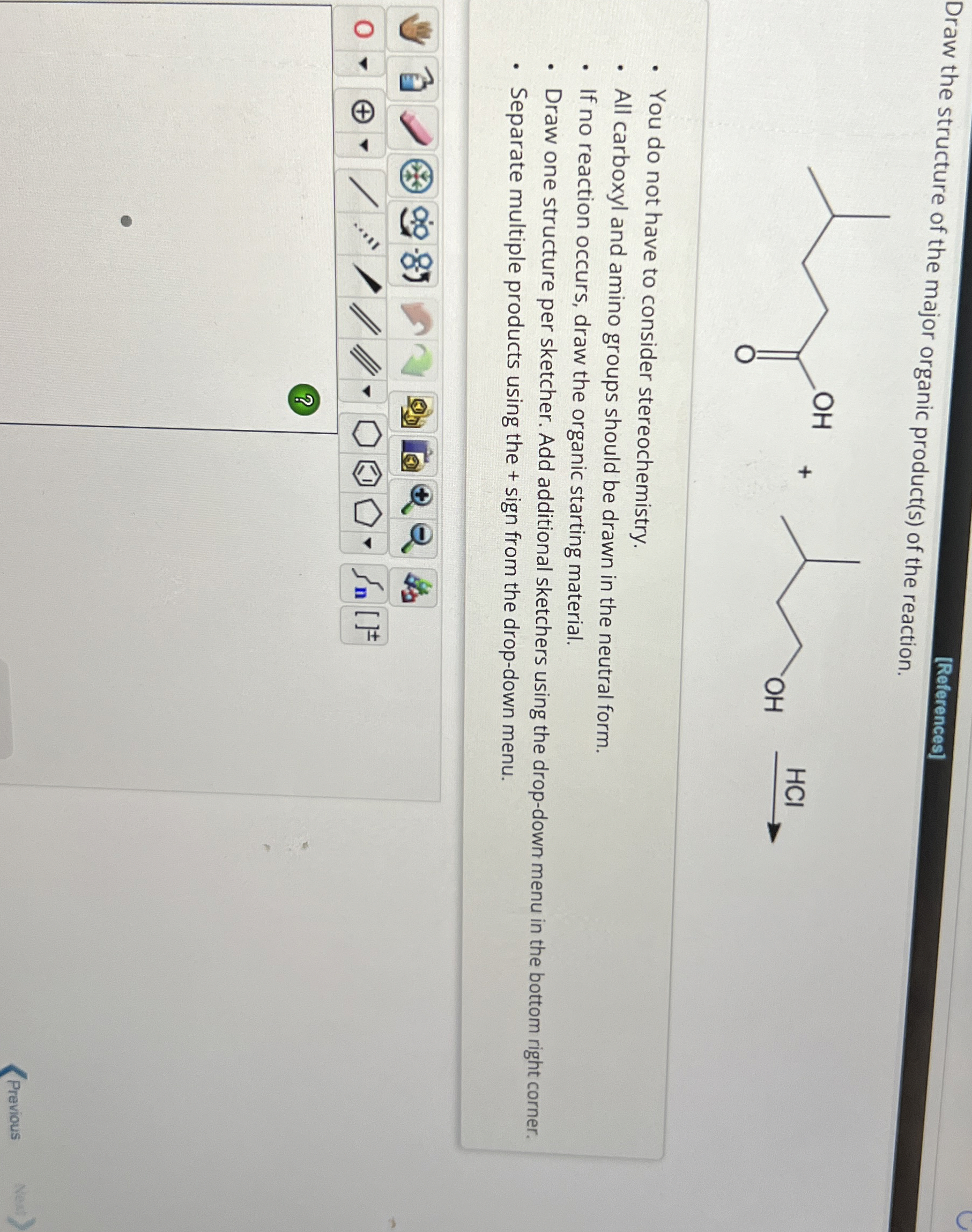 Solved Draw the structure of the major organic product(s) | Chegg.com