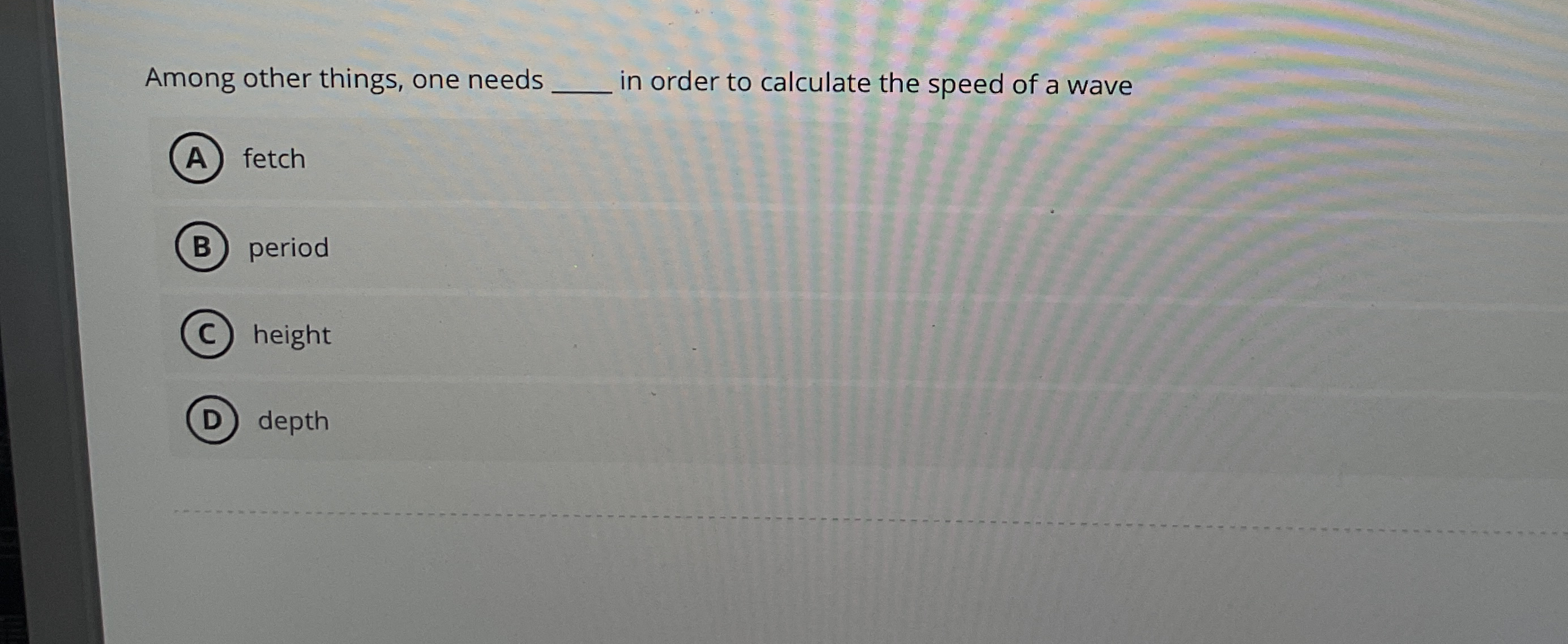 Solved Among other things, one needs q, ﻿in order to