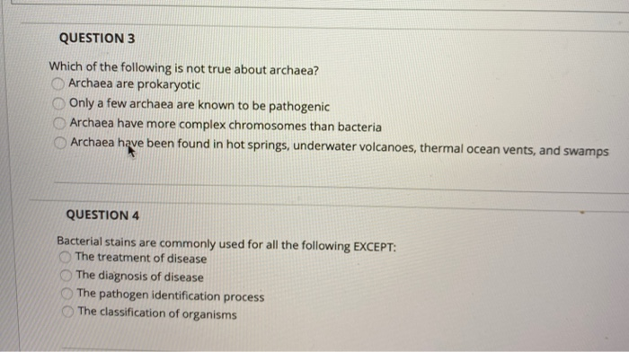 Solved QUESTION 3 Which of the following is not true about | Chegg.com