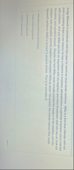 Solved Judge Maxwell is perplexed with the case for which he | Chegg.com