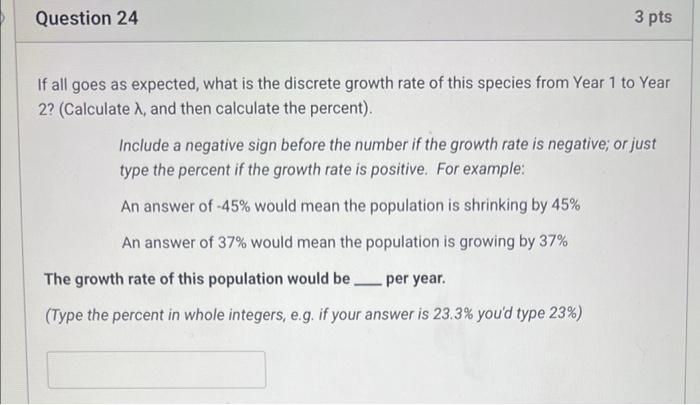 Solved D Question 20 You Are A Conservation Biologist, And | Chegg.com