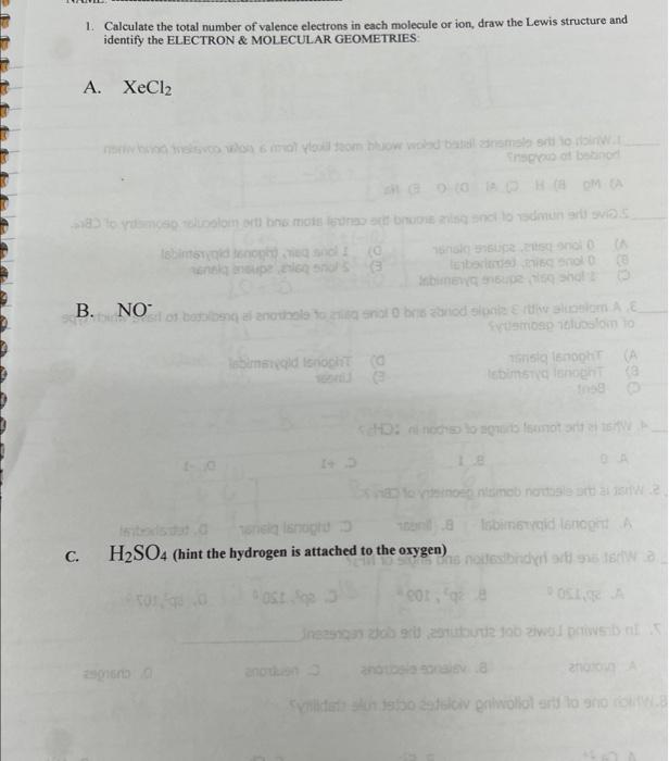 calculate the total number of valence electrons in scl4
