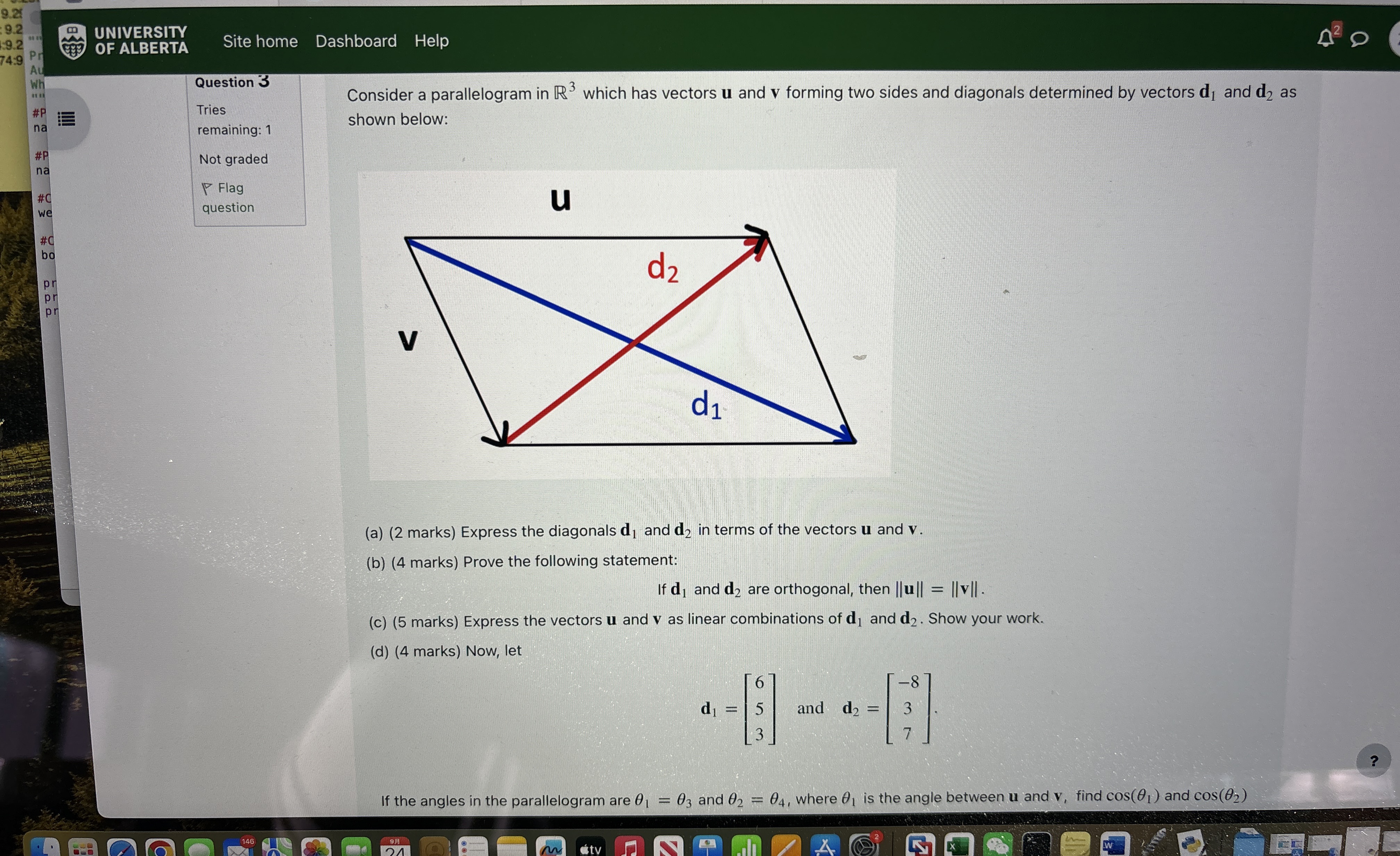 Solved Let u,v ﻿and w ﻿be the vectors in R3 ﻿given | Chegg.com