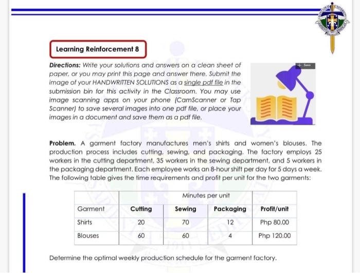 Solved Learning Reinforcement 8 Directions: Write your | Chegg.com