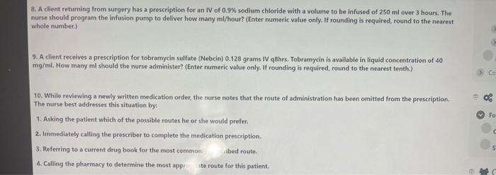 Solved 2. A client with a Trichomonas vaginalis infection | Chegg.com