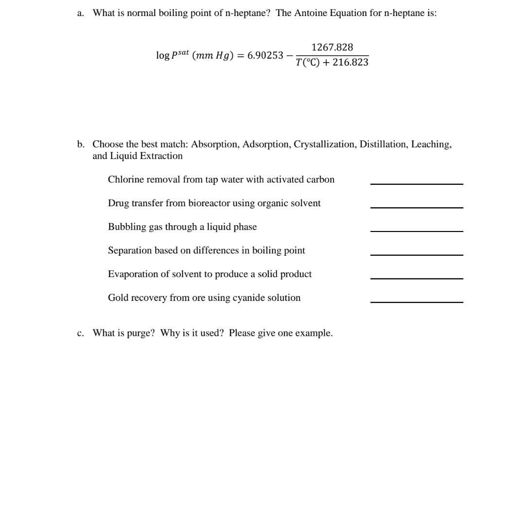 N HEPTANE BOILING POINT visual data 2