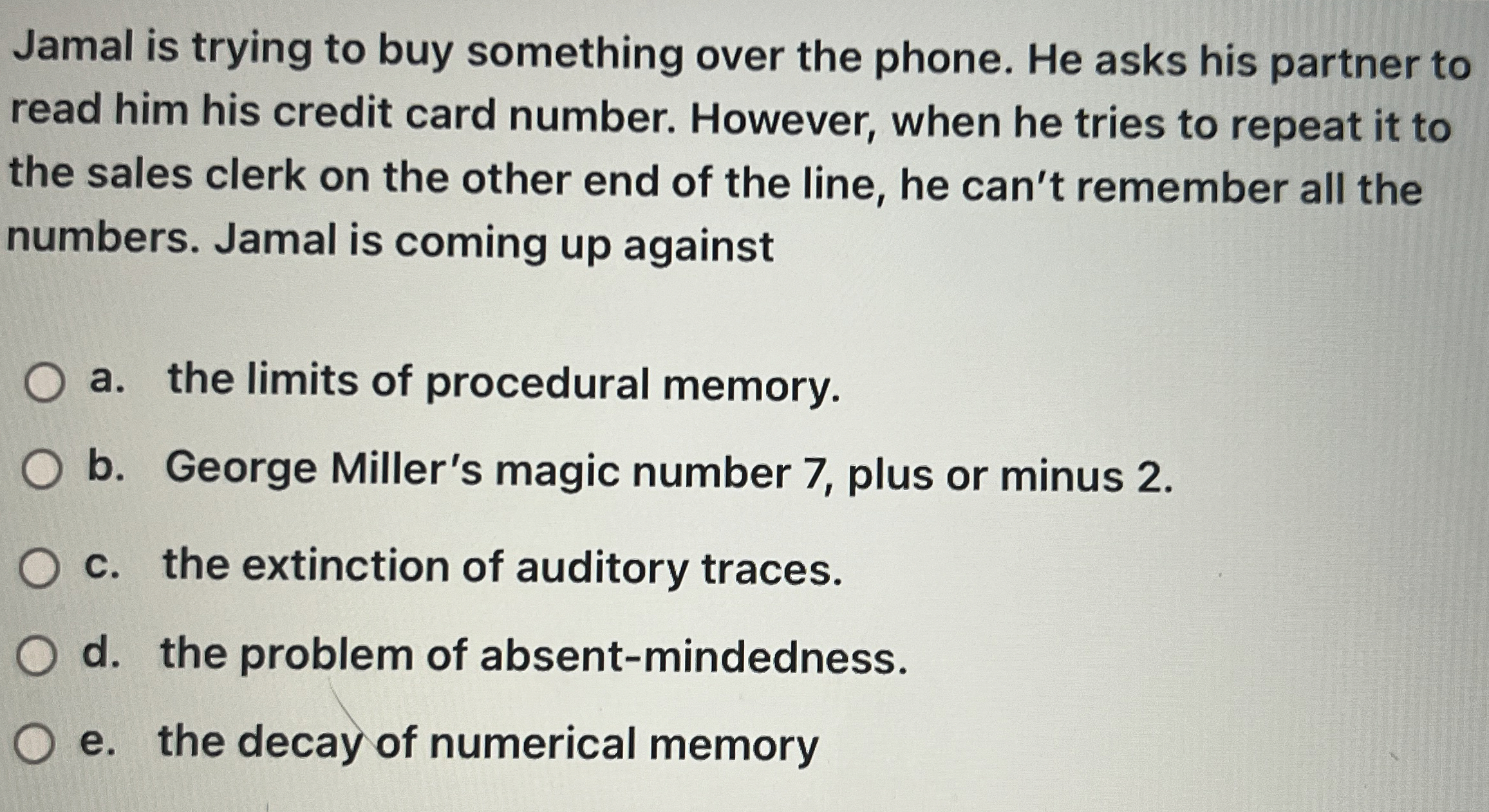 Solved Jamal is trying to buy something over the phone. He