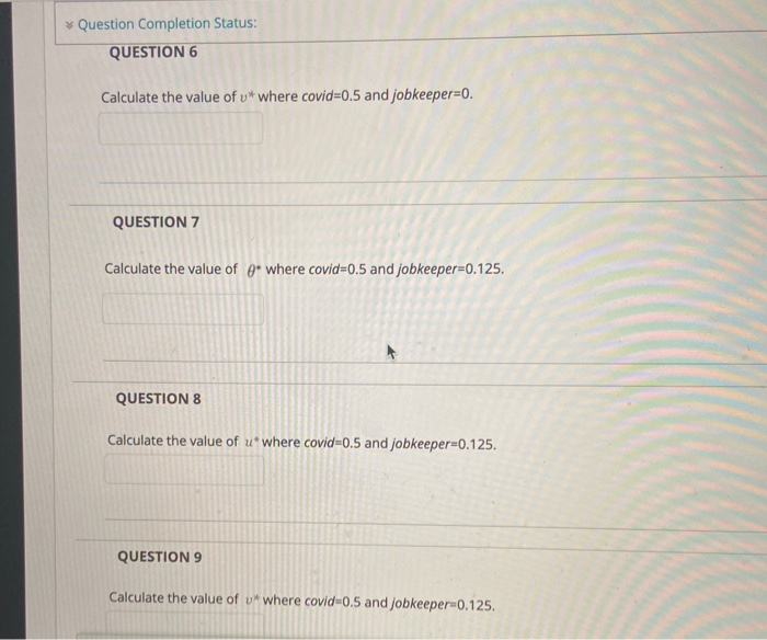 Solved Question Completion Status: Using the following | Chegg.com