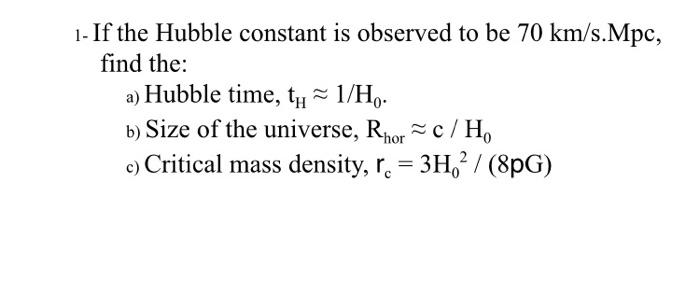 Hubble time hot sale