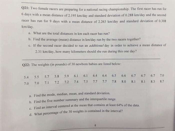 Solved Please solve these questions, I need to explain the | Chegg.com