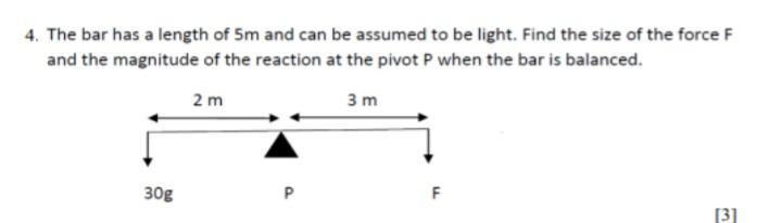 Solved 4. The bar has a length of 5 m and can be assumed to | Chegg.com
