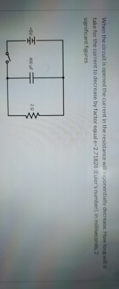 Solved Initially, the switch in the circuit below is closed. | Chegg.com