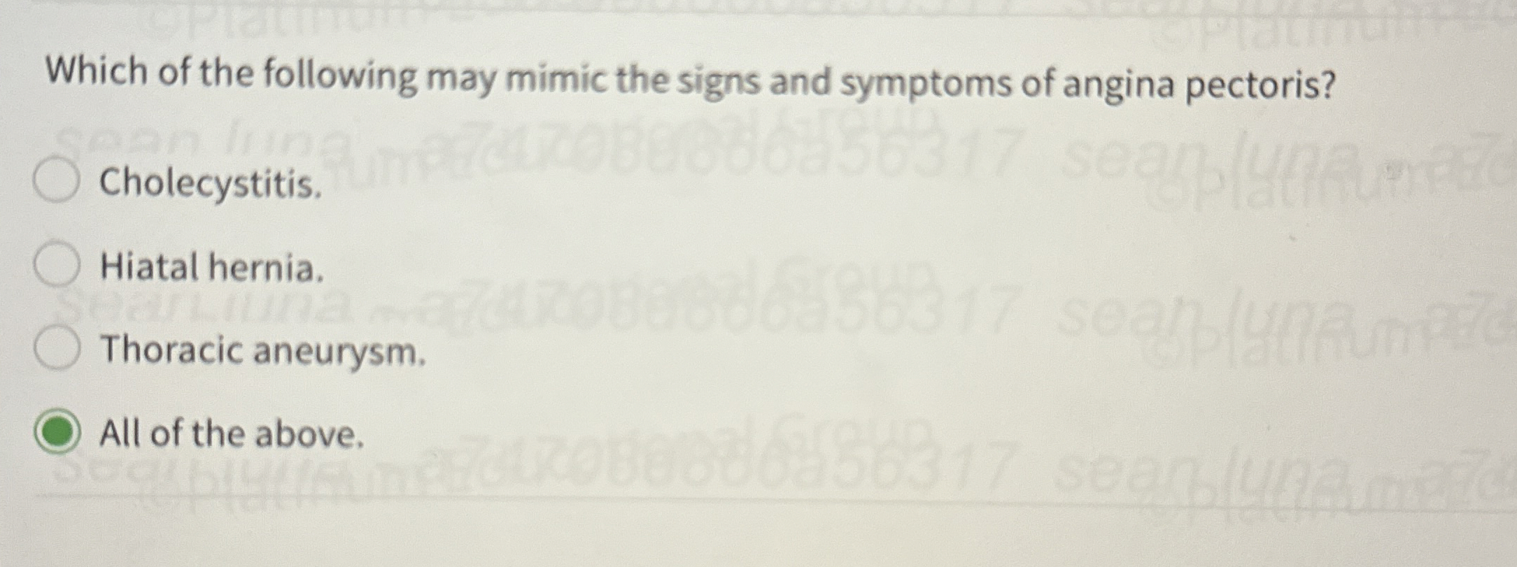 Solved Which Of The Following May Mimic The Signs And Chegg Com