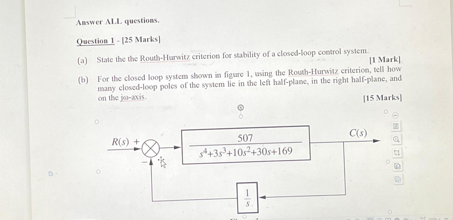 Solved Answer ALL questions.Question 1 - [25 ﻿Marks](a) | Chegg.com