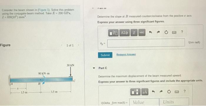 Solved Consider the beam shown in (Figure 1) Solve this | Chegg.com
