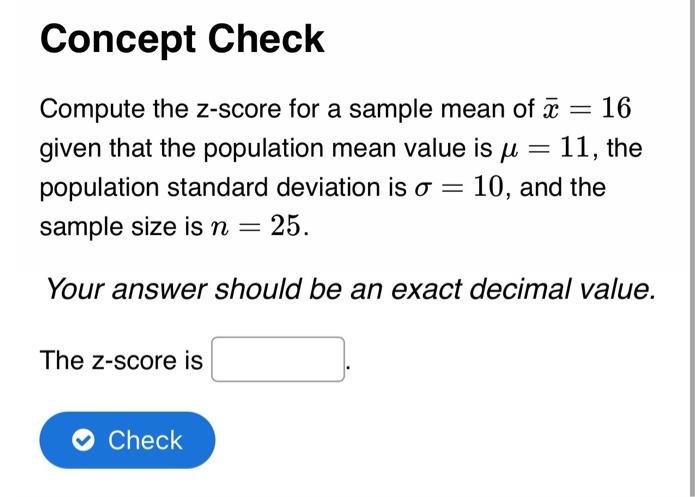Solved Identify the mean and standard deviation for a | Chegg.com