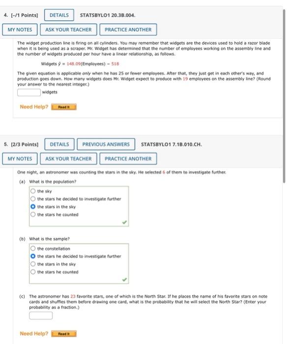 Solved The widget production line is firing on all cyinders. | Chegg.com