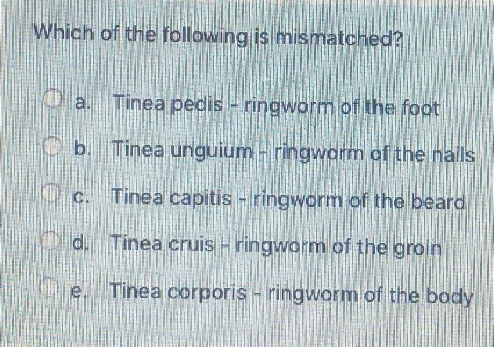 TINEA CORPORIS (RINGWORM OF THE BODY)