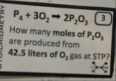 Solved P4 3O2=>2P2O33How many moles of P2O3 ﻿are produced | Chegg.com
