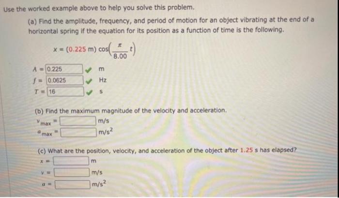 Solved Use the worked example above to help you solve this | Chegg.com
