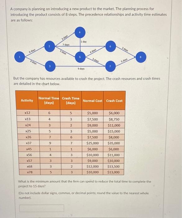 Solved A company is planning on introducing a new product to | Chegg.com