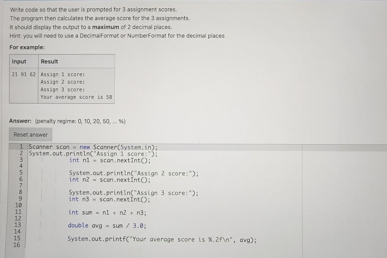 Solved Some hidden test cases failed, too. Your code must | Chegg.com