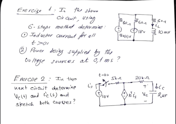 Solved Exercise The Shown N. I Circuit, Using Zgon 602 602 