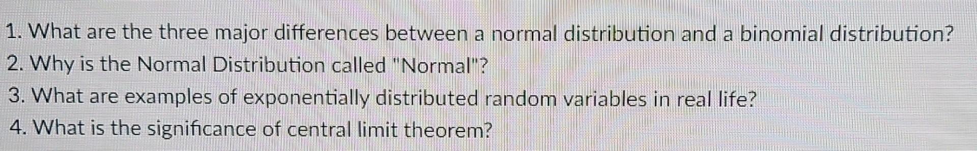 Solved 1. What are the three major differences between a | Chegg.com