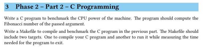 Solved 3 Phase 2 - Part 2 - C Programming Write a C program | Chegg.com
