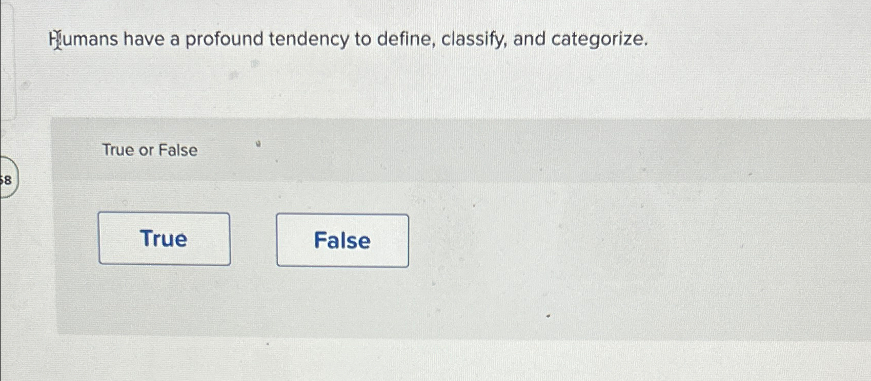 Solved filumans have a profound tendency to define chegg