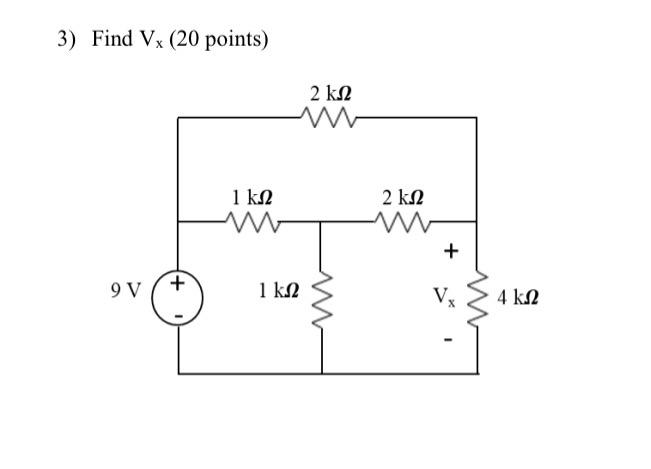 Solved 3. Solve the following problems using Thevenin's | Chegg.com